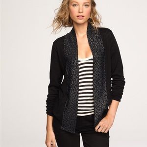 nwt jcrew sequin shawl collar cardigan